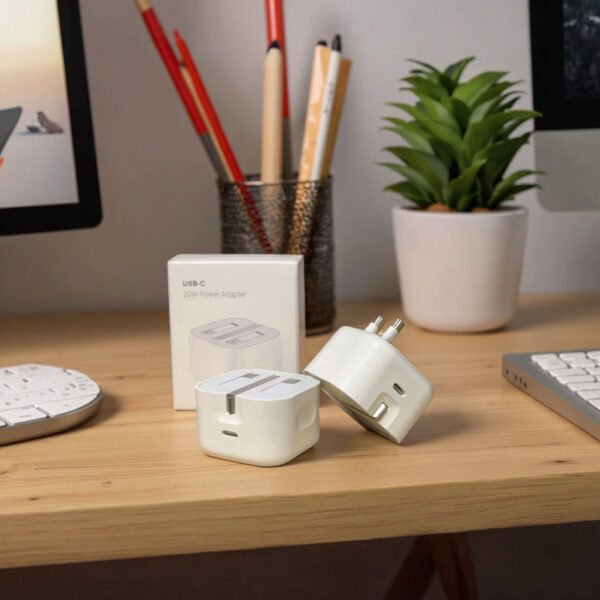 20W PD USB C Adapter for IPhone 20W Charger US EU UK USB-C Adapter for Type-C Charger Cable for IPhone16 15 14 13 12 11pro