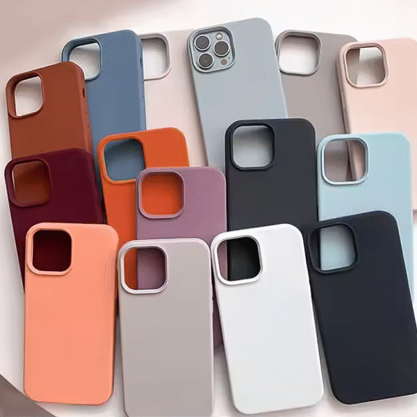 Luxury Liquid Silicone TPU Mobile Phone Case Covers for iPhone 11 12 13 14 15 16 17 pro max