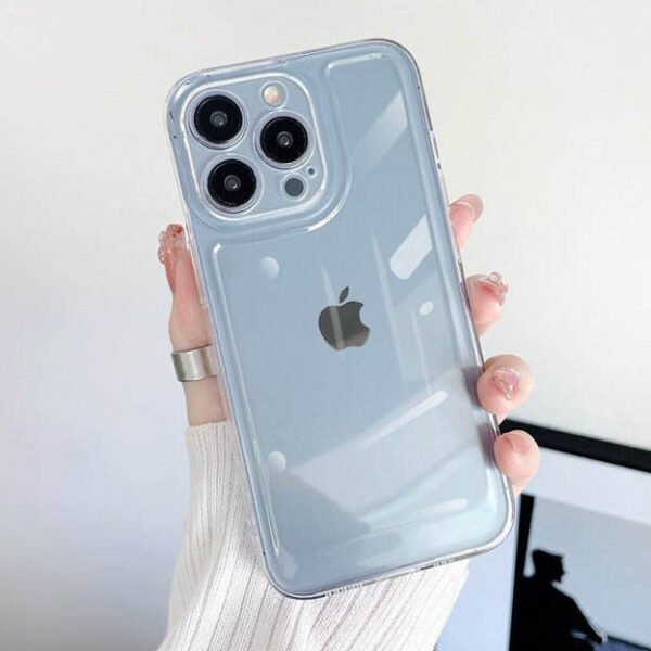 Back Cover Space TPU Transparent Clear  Mobile Phone Case for Phone 15 14 13 12 11 Pro 8 7 Plus